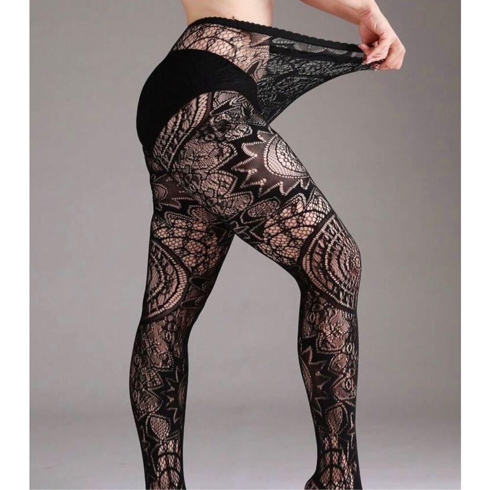 Patterned Tights - Picture 2 of 5
